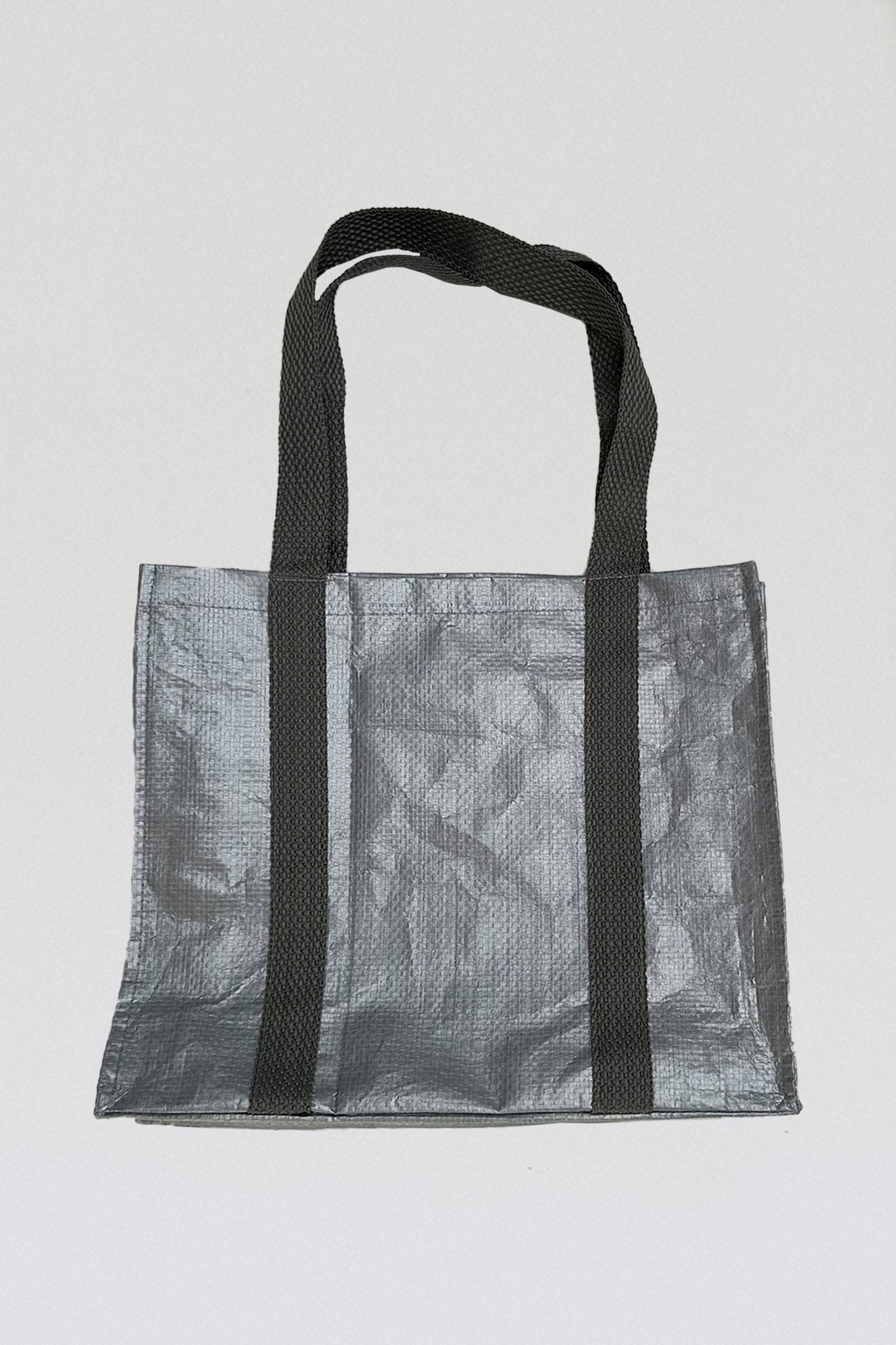 Mini Shopper Bag Silver